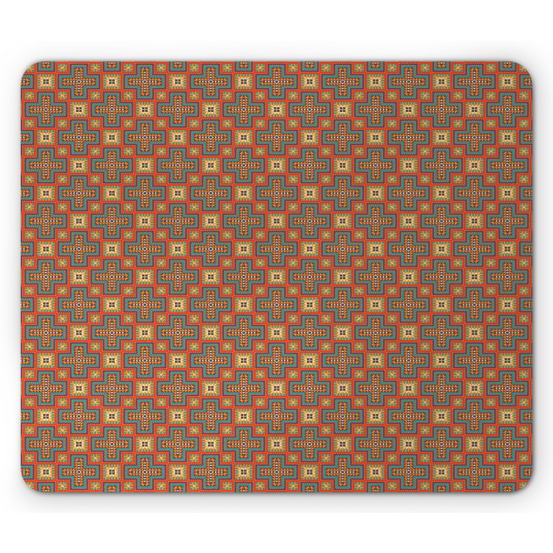 Mayan Geometrical Mouse Pad