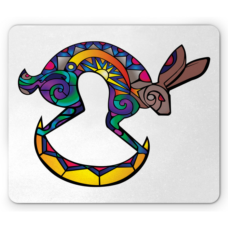 Kokopelli Hare Mouse Pad