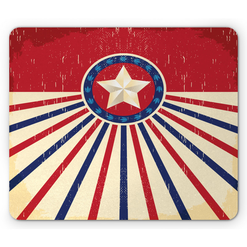 Vintage Stripes Mouse Pad