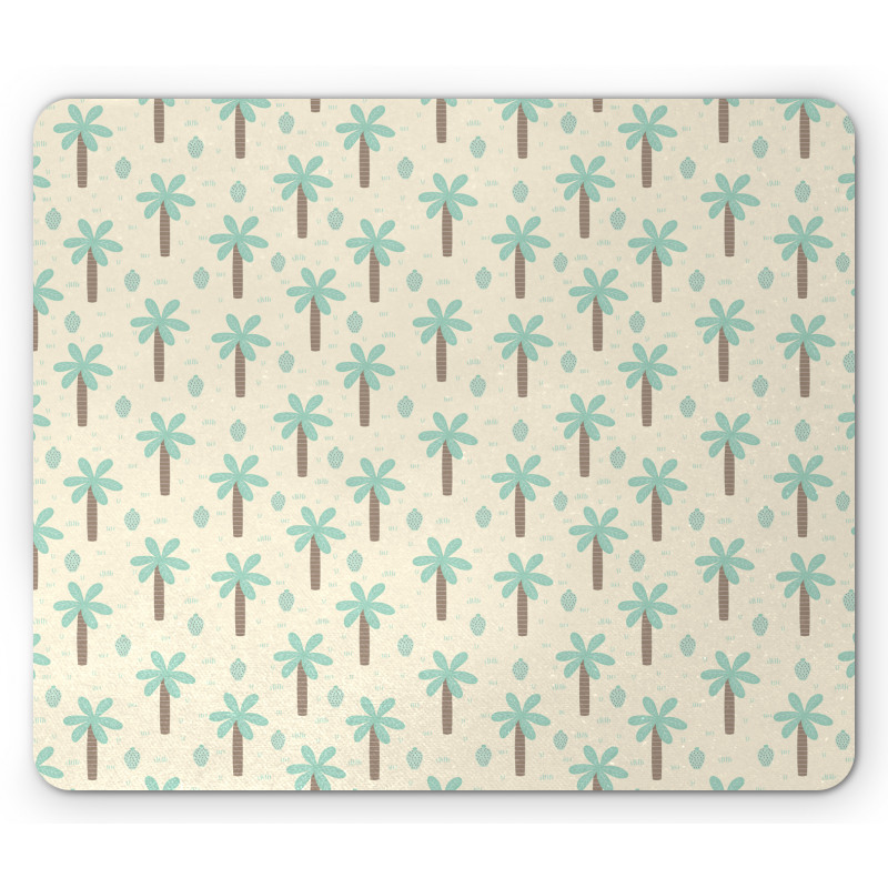 Cartoon Forest Cactus Mouse Pad