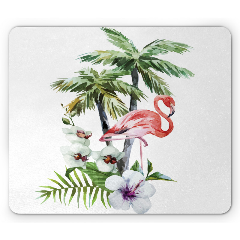 Watercolor Art Trees Mouse Pad