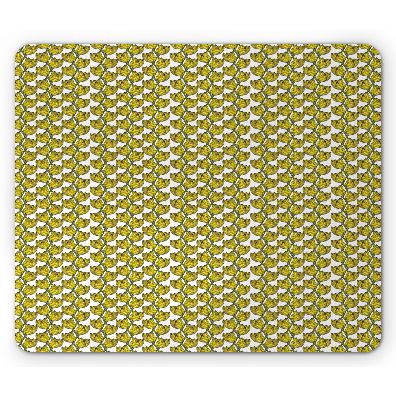 Tulip Pattern Mouse Pad