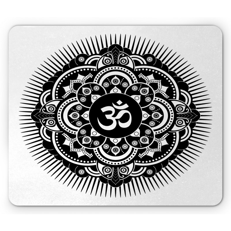 Oriental Tattoo Art Mandala Mouse Pad