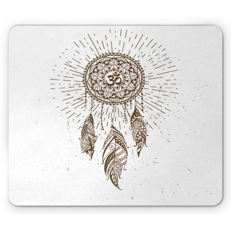 Dreamcatcher Mandala Art Mouse Pad