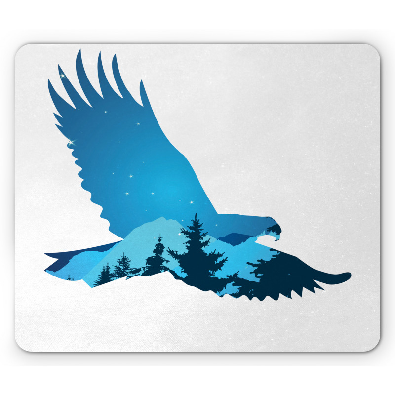 Bird Silhouette Design Mouse Pad