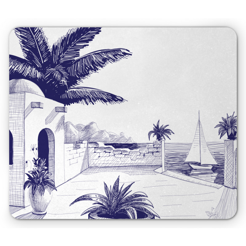 Beach House by Sea Mouse Pad