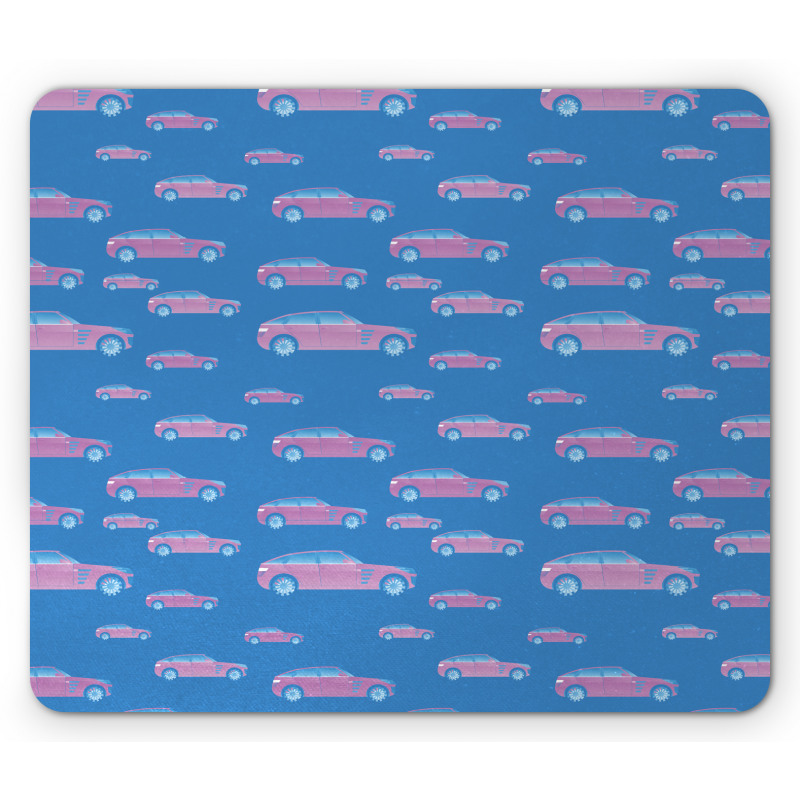 Grunge Car Design Mouse Pad