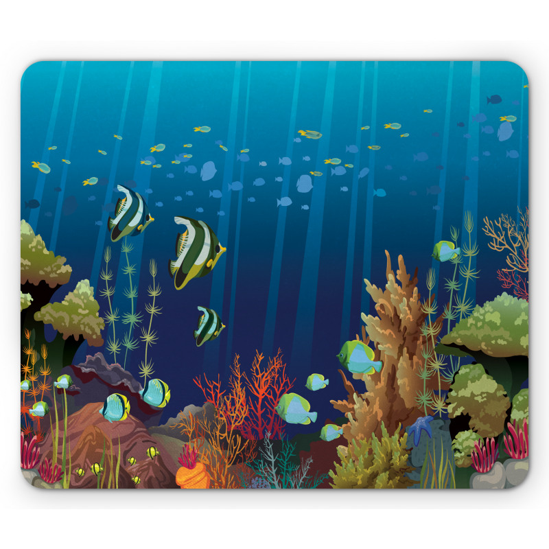 Coral Reef Fishes Mouse Pad