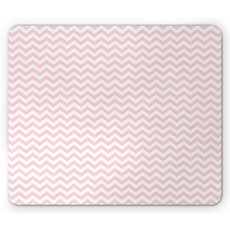 Old Fashioned Zig Zags Mouse Pad