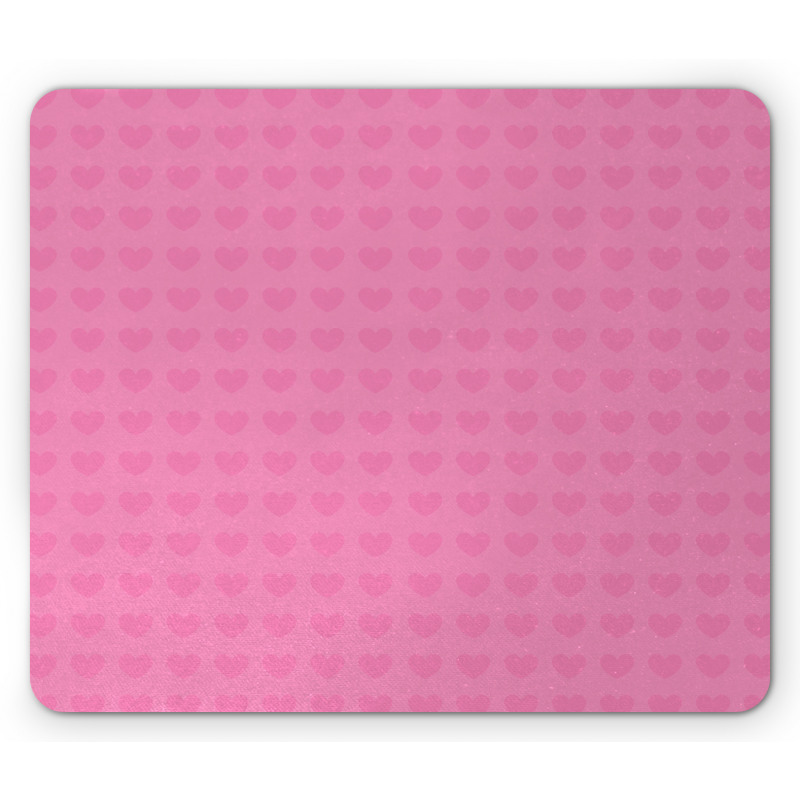 Small Heart Shapes Love Mouse Pad