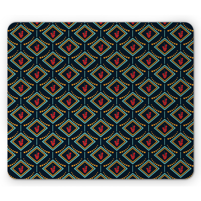 Berry Motifs Mouse Pad