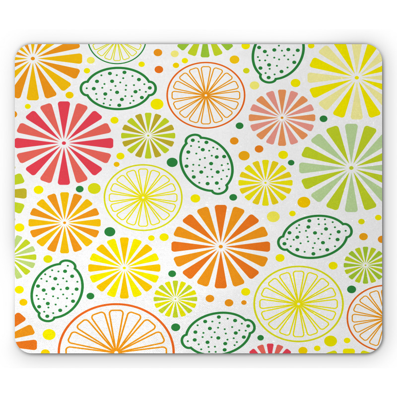 Tropical Clementine Mouse Pad