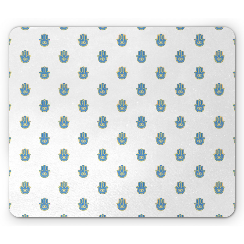 Bicolor Oriental Hand Mouse Pad