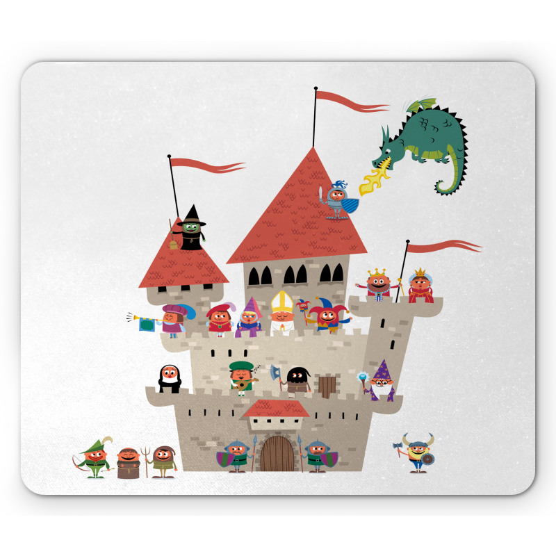 Cartoon Kingdom Dragon Mouse Pad