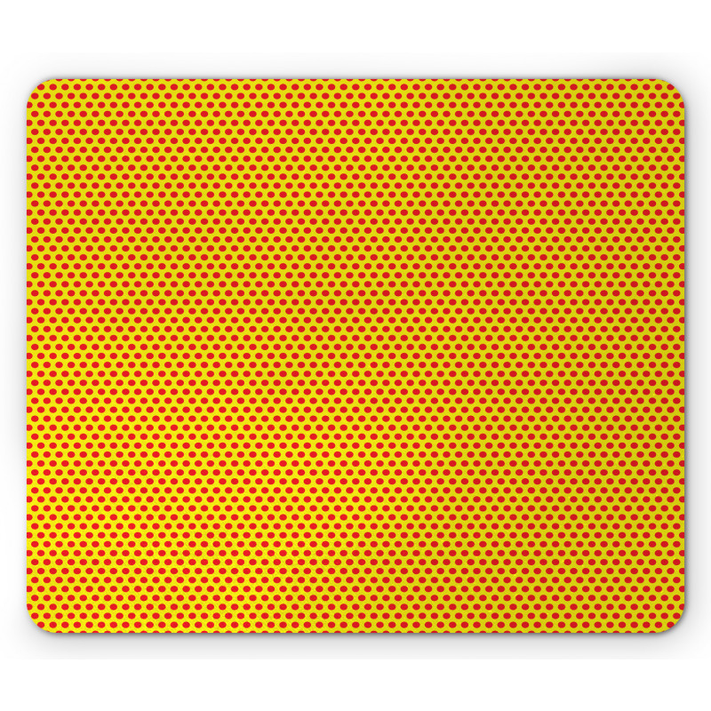 Pop Art Polka Dot 1960s Mouse Pad