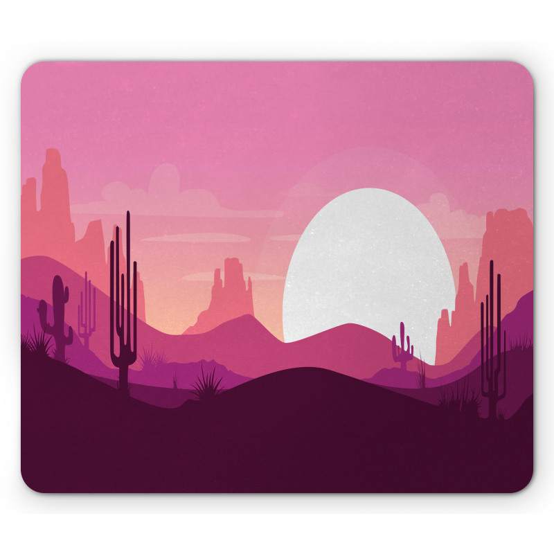 Arizona Desert Cactus Mouse Pad