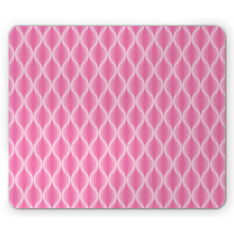 Pastel Ogee Line Mouse Pad