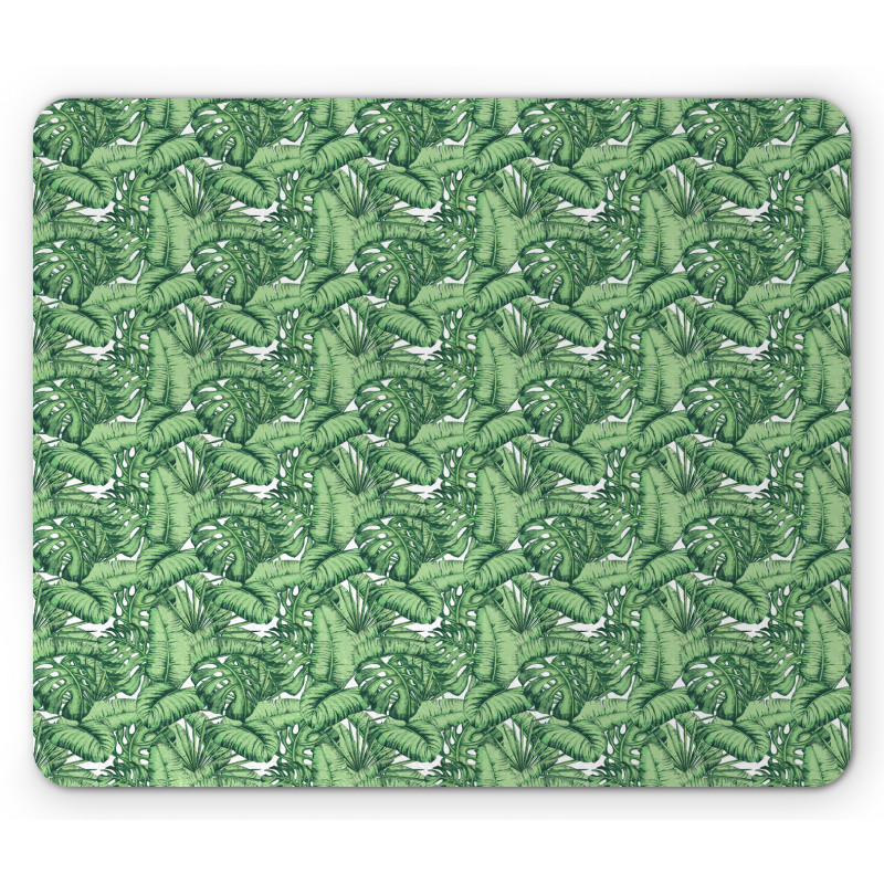 Plantain Leaves Mouse Pad