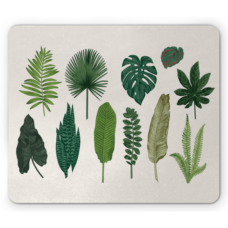 Vintage Botanic Image Mouse Pad