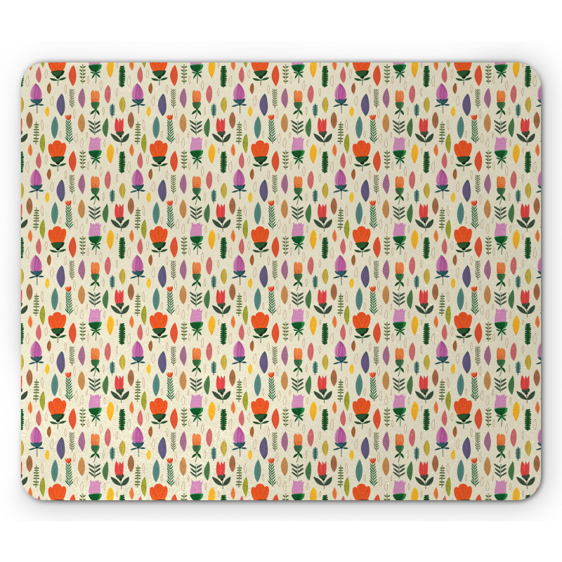 Tulips Design Mouse Pad