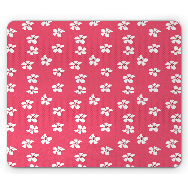 Hibiscus and Pistils Mouse Pad