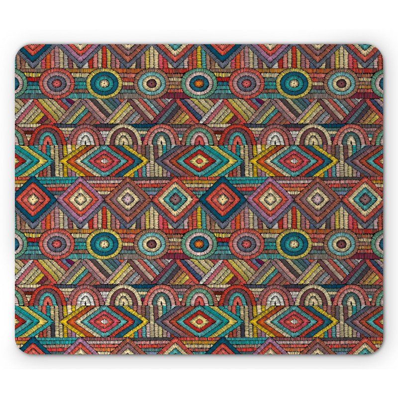 Tribal Culture Pattern Mouse Pad