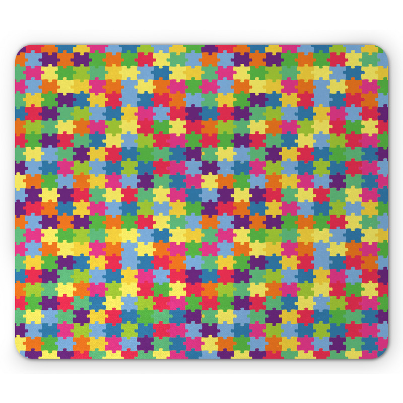 Patchwork Puzzle Piece Mouse Pad