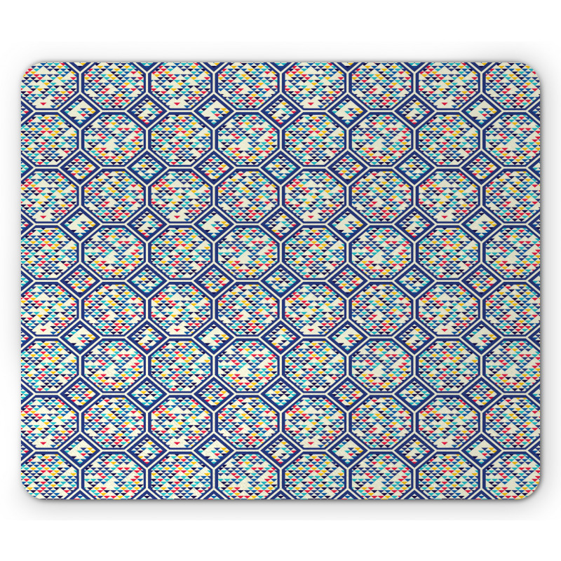 Triangles Tiles Artwork Mouse Pad