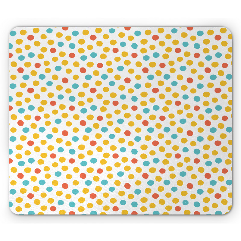 Colorful Dot Pattern Mouse Pad