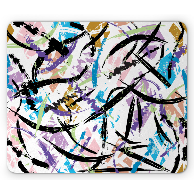 Color Splash Effect Mouse Pad