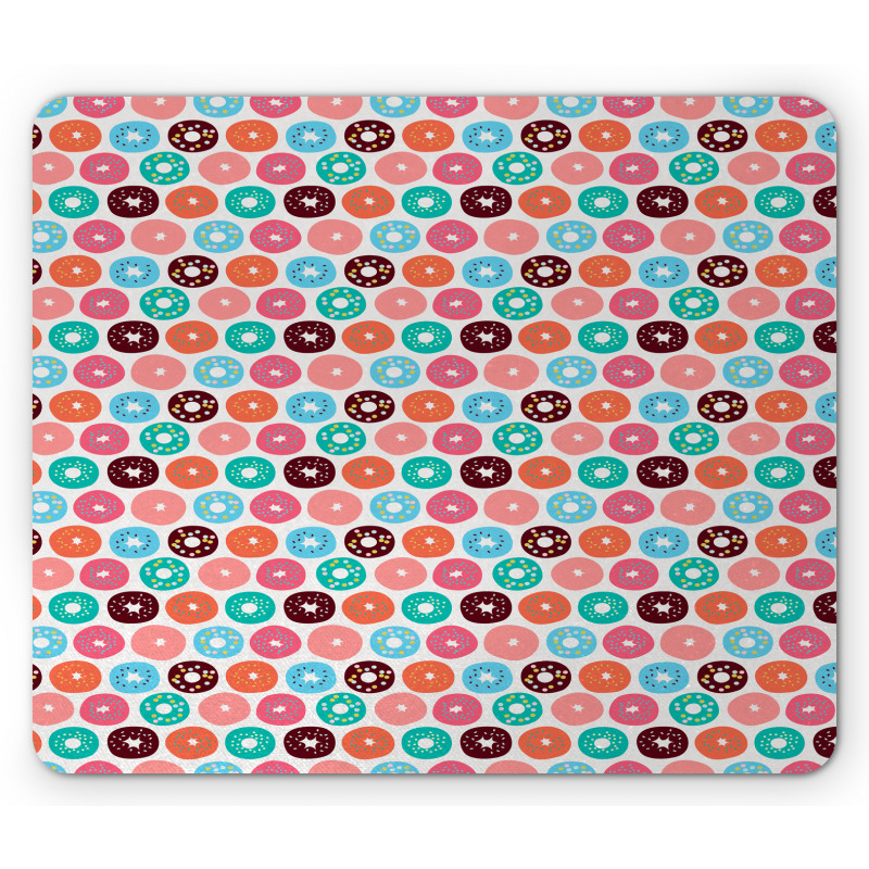 Donut Macaron Dessert Mouse Pad