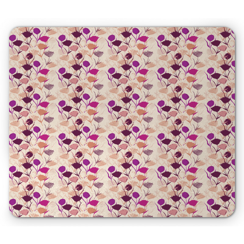 Carnations and Tulips Mouse Pad