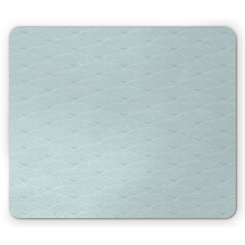 Doodle Waving Lines Mouse Pad