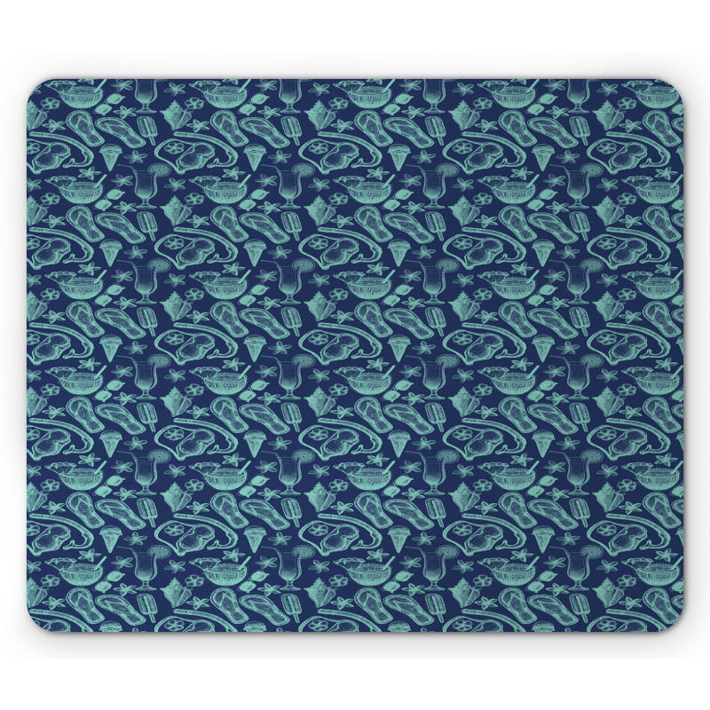 Exotic Summer Design Mouse Pad