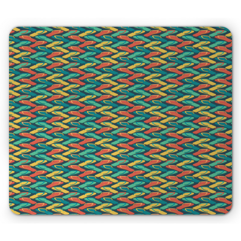 Zigzag Design Slipper Mouse Pad