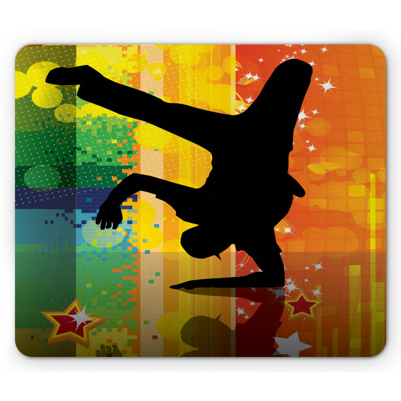 Breakdancer at Disco Mouse Pad
