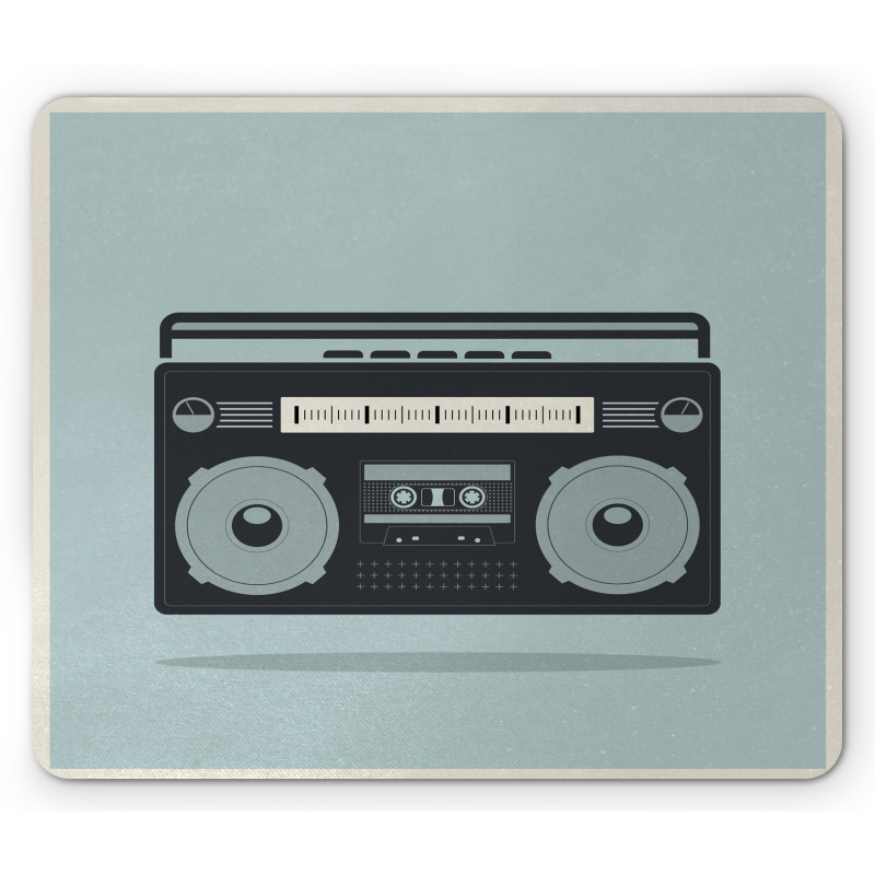 1980s Boombox Image Mouse Pad