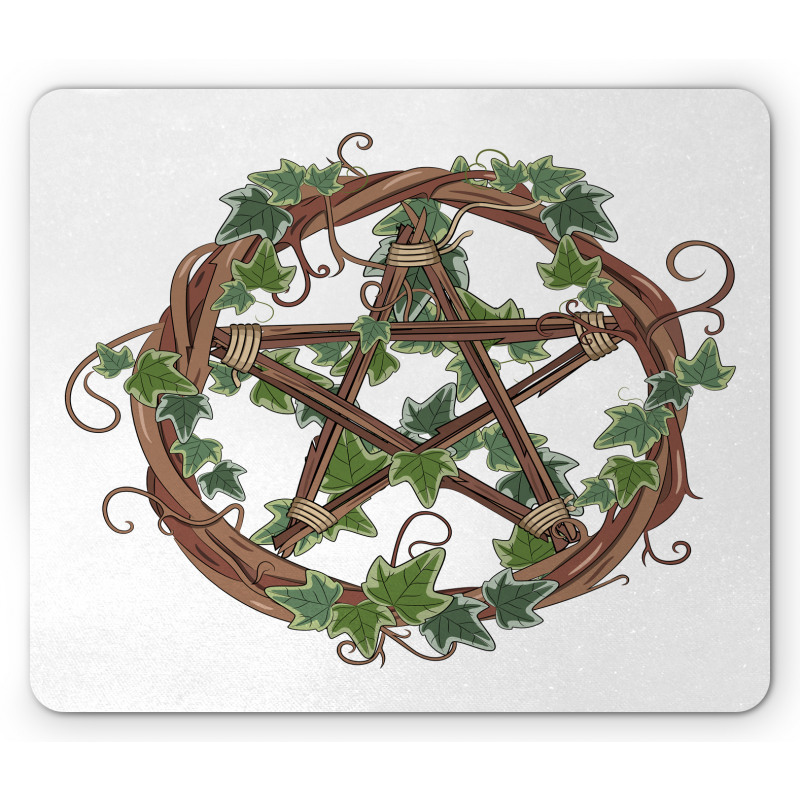 Vine Wreath with Ivy Mouse Pad