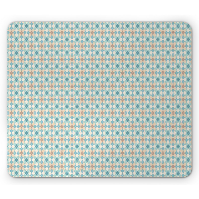 Pastel Rhombus Retro Mouse Pad