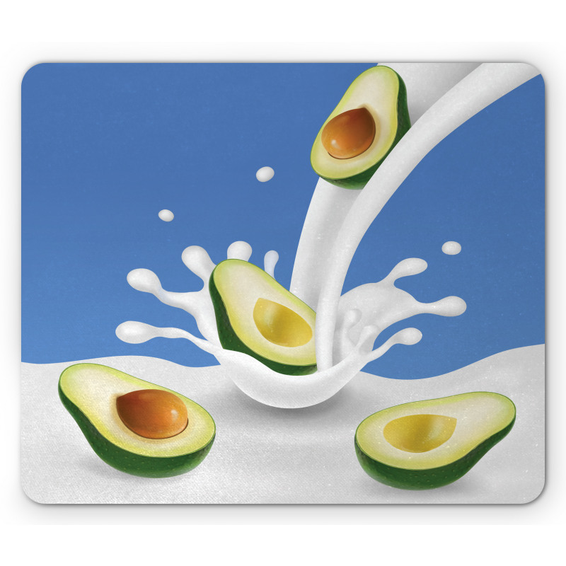 Flowing Milk Splash Mouse Pad