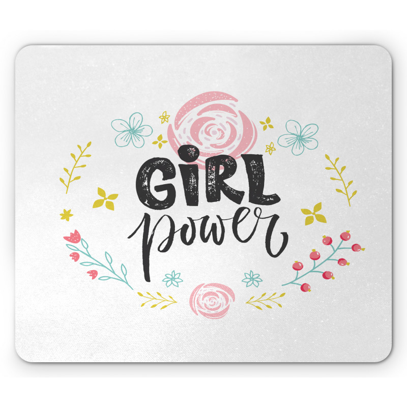 Motivational Girl Power Mouse Pad