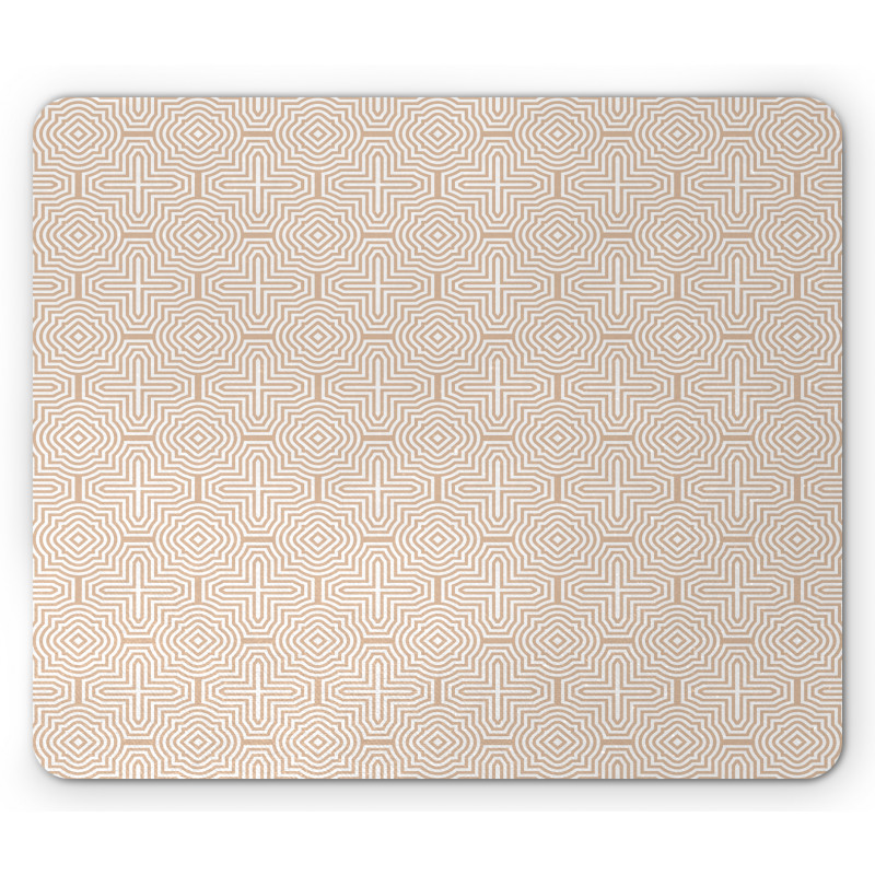 Abstract Maze Mouse Pad