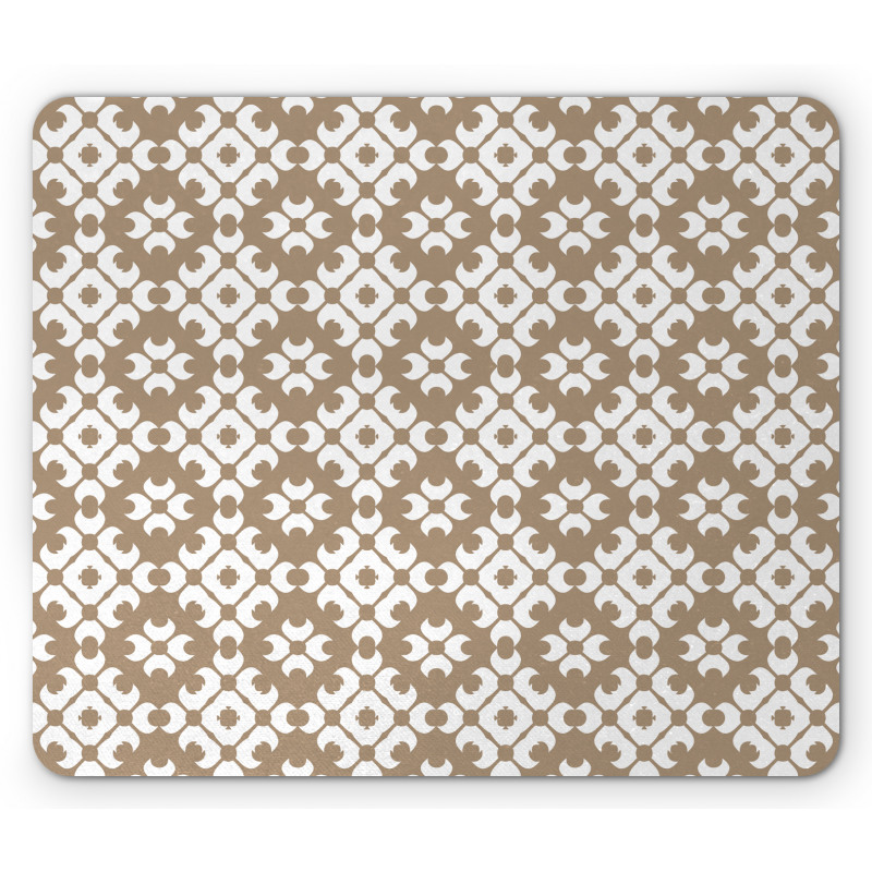 Monochrome Garden Art Mouse Pad