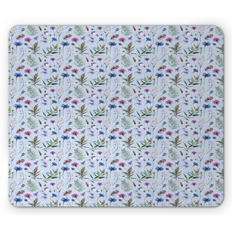 Spring Floral Motifs Mouse Pad