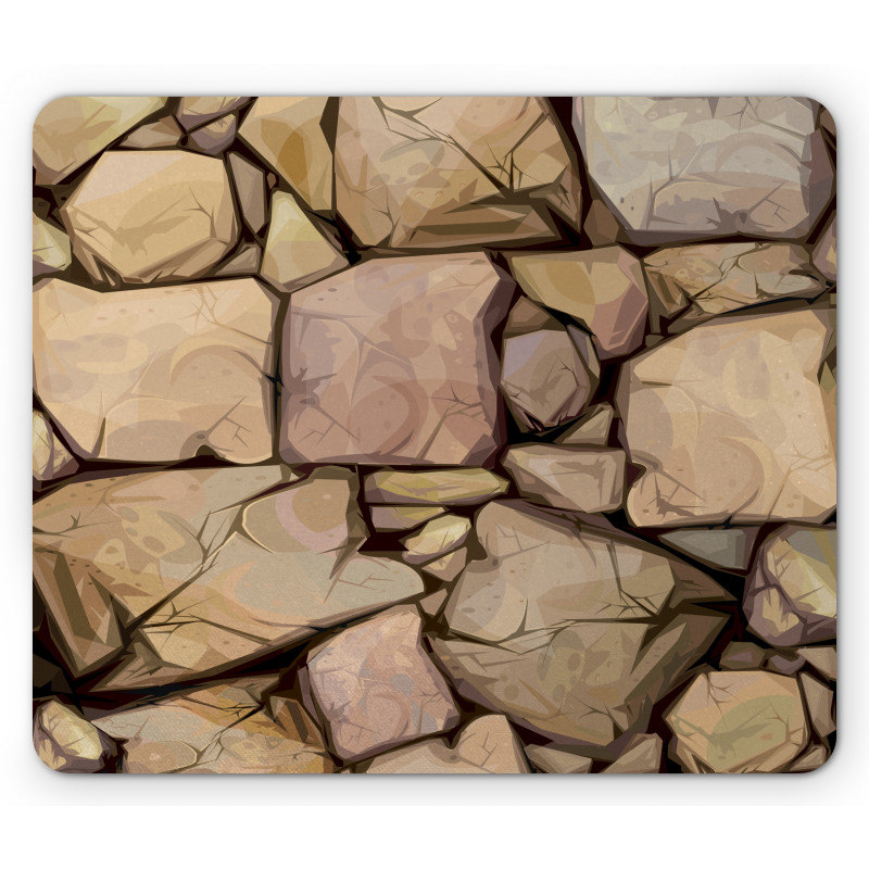 Cottage Stone Wall Mouse Pad