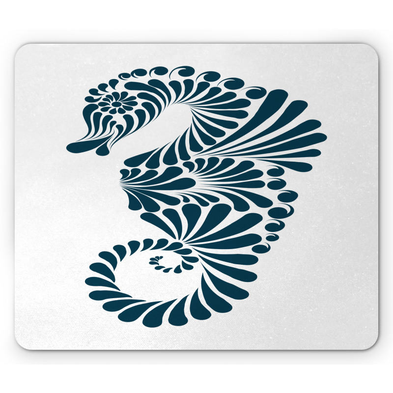 Abstract Curvy Form Mouse Pad