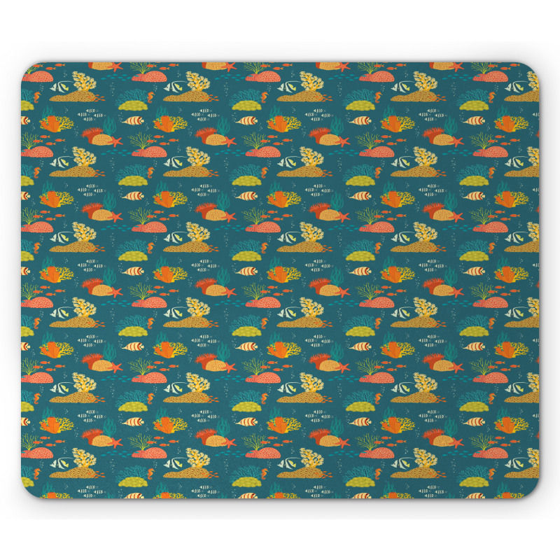 Corals Habitat Mouse Pad