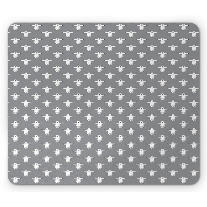 Funny Animals Hug Mouse Pad