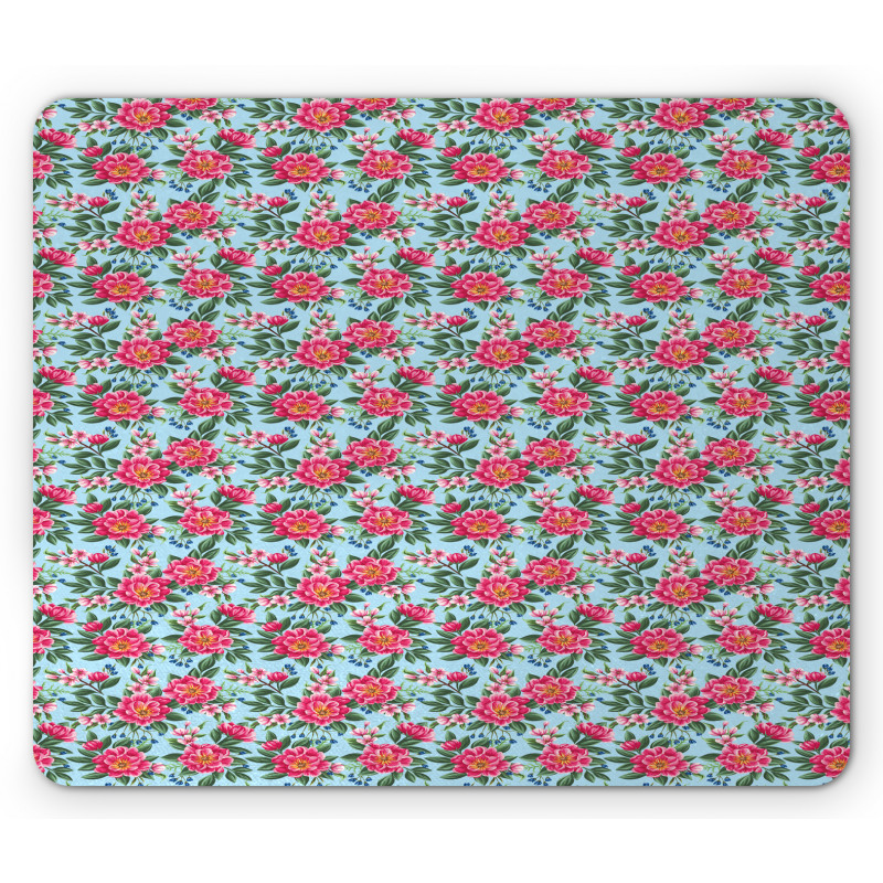 Spring Season Composition Mouse Pad