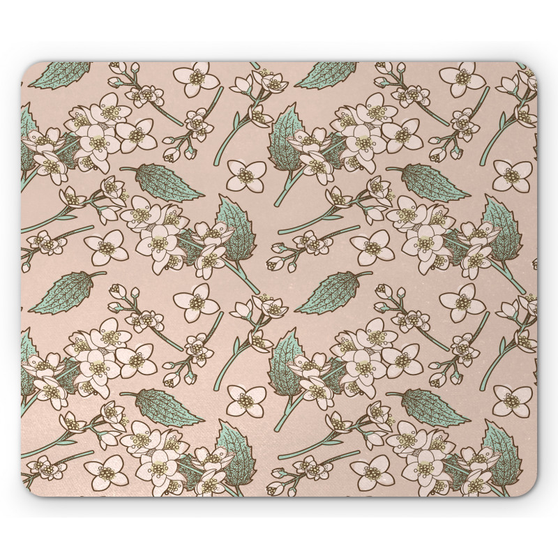 Tender Spring Petals Mouse Pad